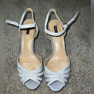 Silver 2in heels